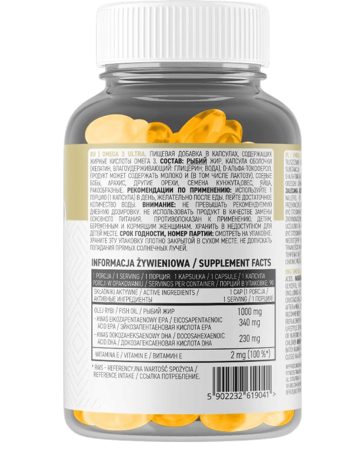 Omega 3 ultra 90 gélové kapsuly