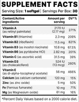 Optivit BP | Esenciálne vitamíny a minerály - 30 gélových kapsúl