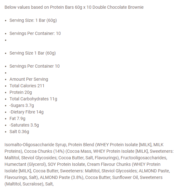Optimálne proteínové tyče box 10x60gr. - 0,600 kg