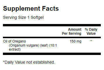 Oregano olej 150 mg - 120 gélových kapsúl