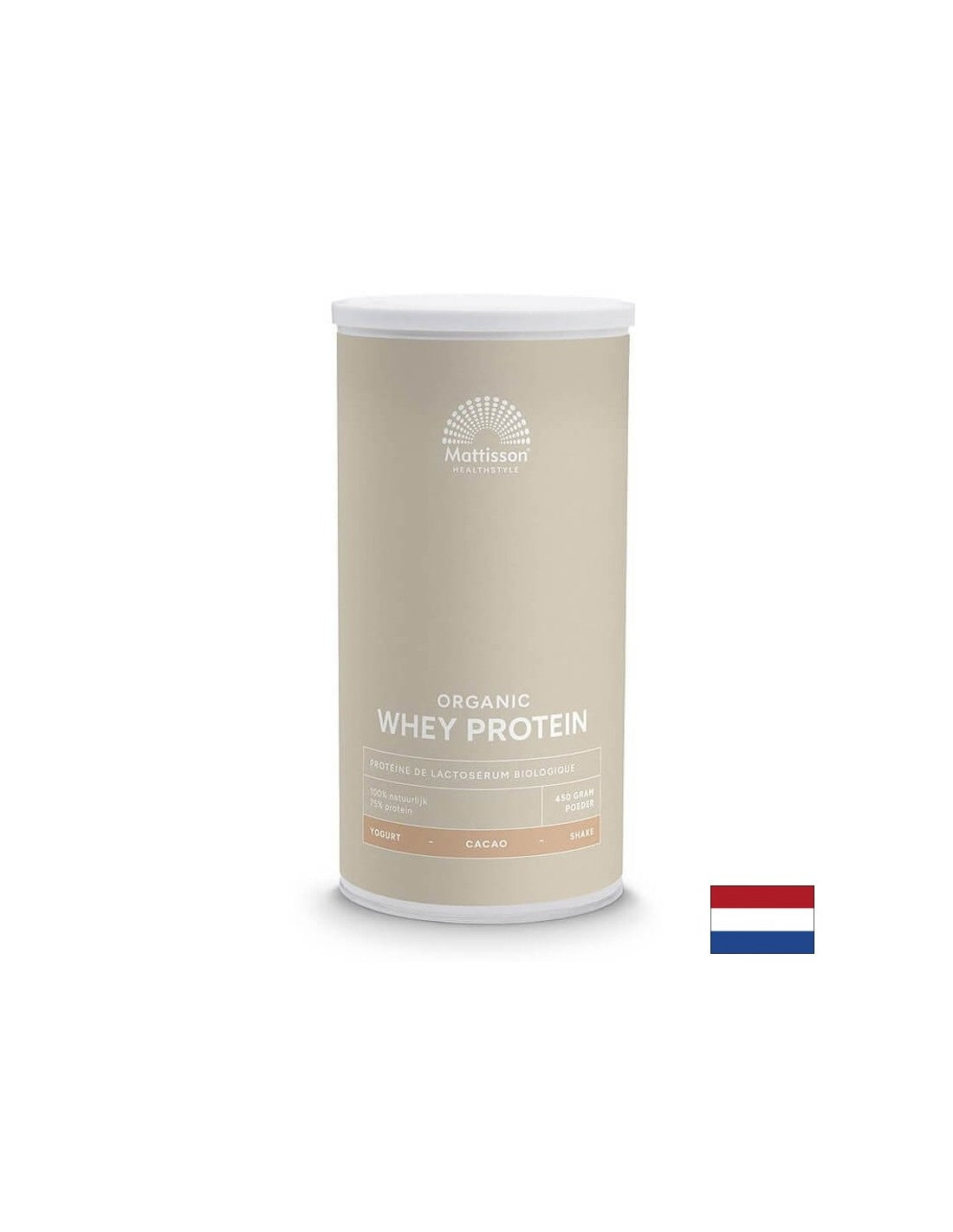 Organický proteín srvátky, 450 g prášku (Cocoa Arboute)