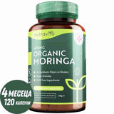 Organic Moringa - Bio Moringa 600 mg 120 Veganské kapsuly