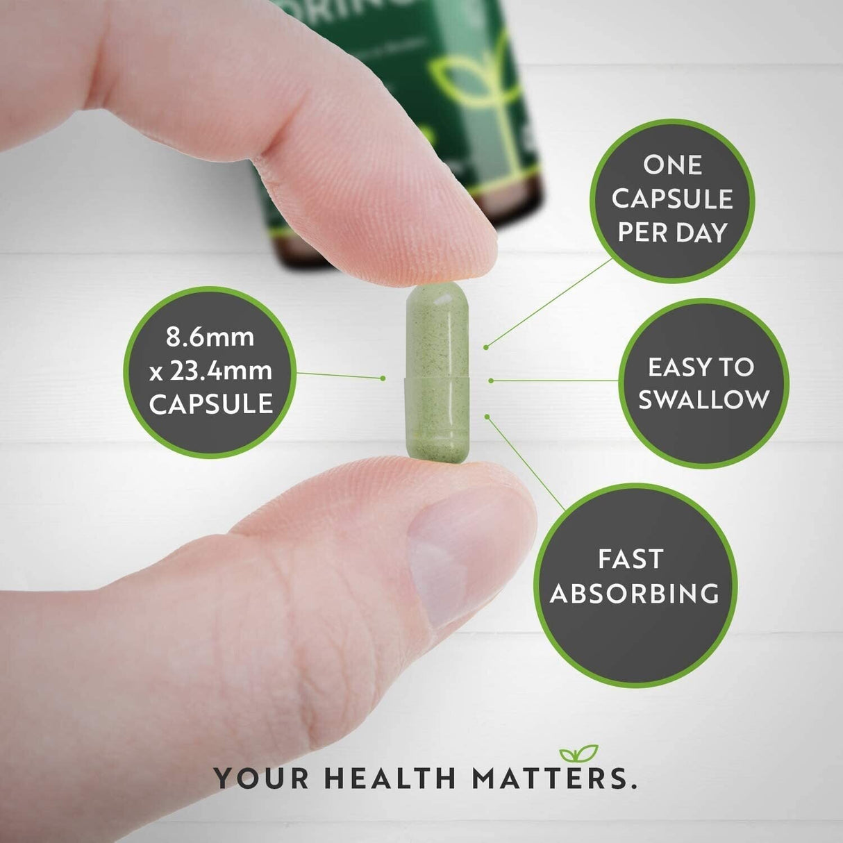 Organic Moringa - Bio Moringa 600 mg 120 Veganské kapsuly