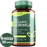 Organic Moringa - Bio Moringa 600 mg 120 Veganské kapsuly