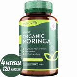 Organic Moringa - Bio Moringa 600 mg 120 Veganské kapsuly