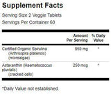 Organic Spirulina a astaxantín - 120 tabliet