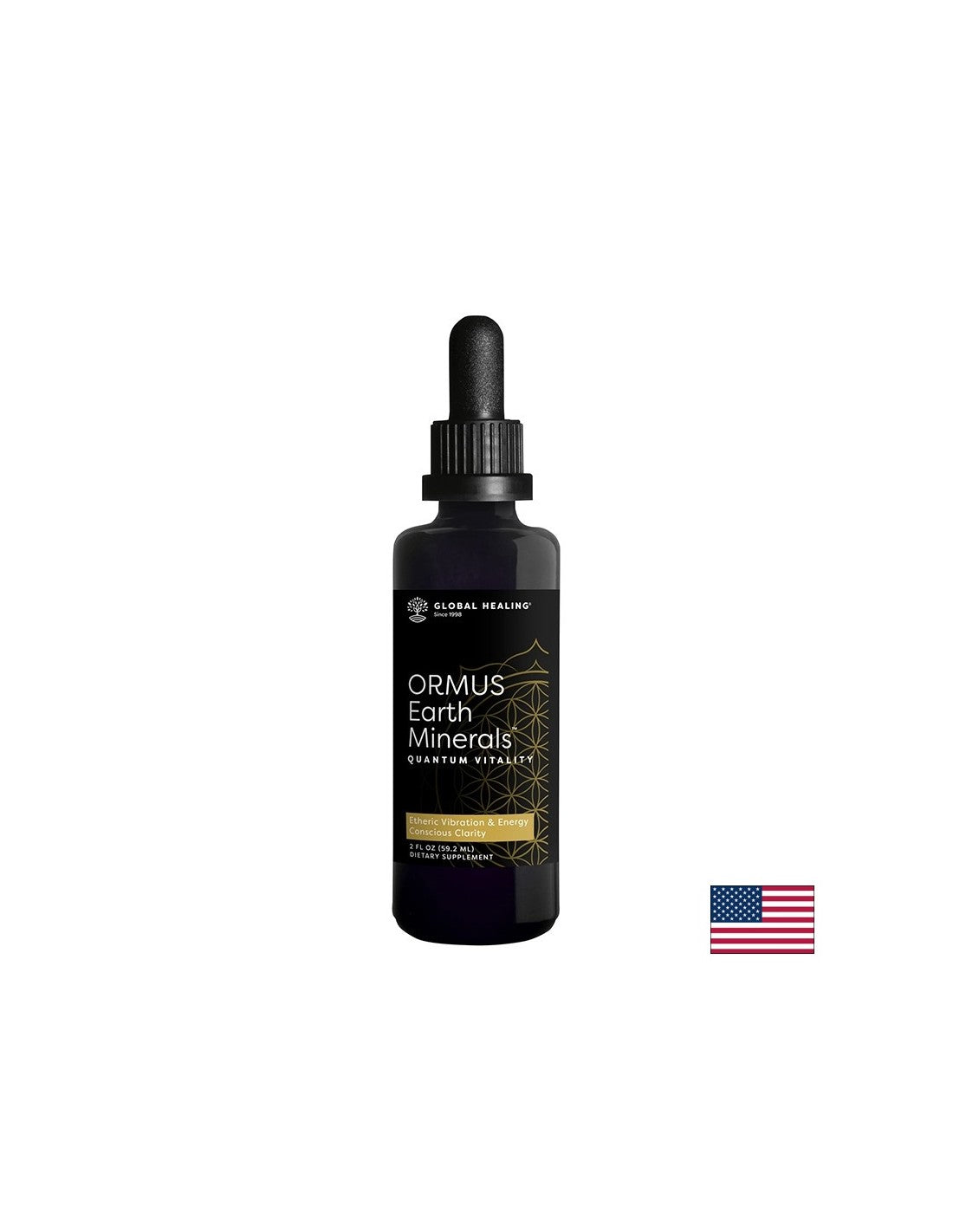 Pre jasnú myseľ, jasné vedomie a pokoj mysle - Ormus Earth Minerals ™, kvapky 59,2 ml