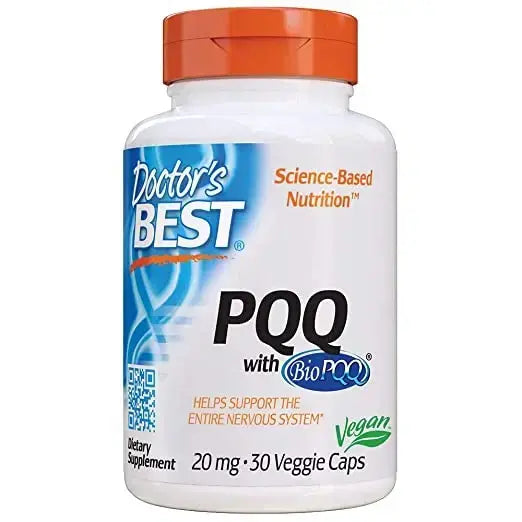 PQQ, antioxidačné vlastnosti, podporuje nervový systém, 20 mg, 30 kapsúl, <tc>Doctor's Best</tc>