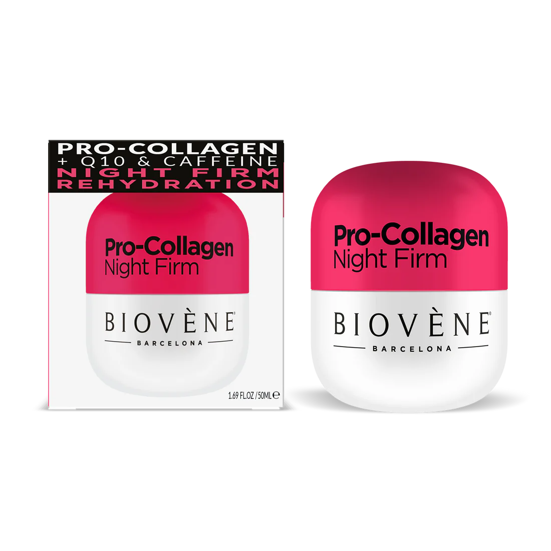 Pro -Collagen Night Cream s kolagénom na obnovenie a vyhladenie - 50 ml