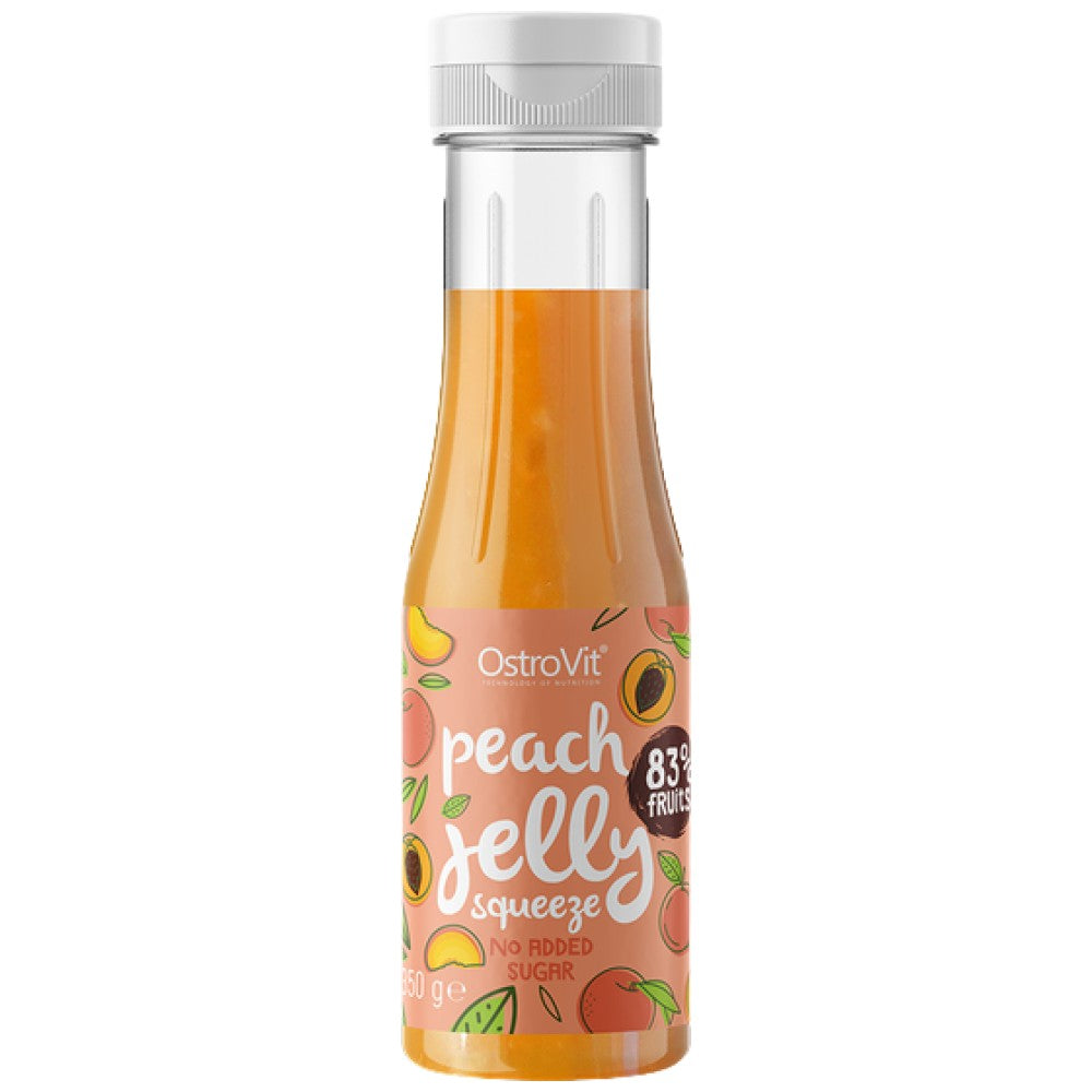 Broskyňa 83% želé. Žiadny pridaný cukor 350 ml