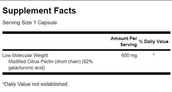 Pectipure modifikovaný citrusový pektín 600 mg - 60 kapsúl