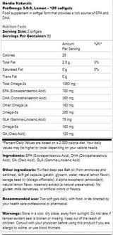 Proomega 3-6-9 1360 mg-120 Softgels