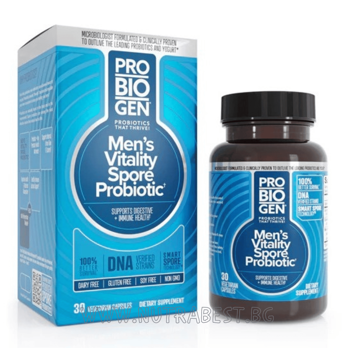 <tc>Probiogen</tc> Men`s Vitality Probiotic - Probiotikum pre mužov - 30 kapsúl