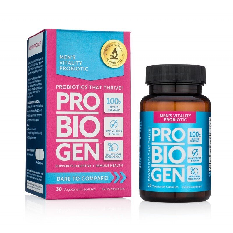 <tc>Probiogen</tc> Men`s Vitality Probiotic - Probiotikum pre mužov - 30 kapsúl