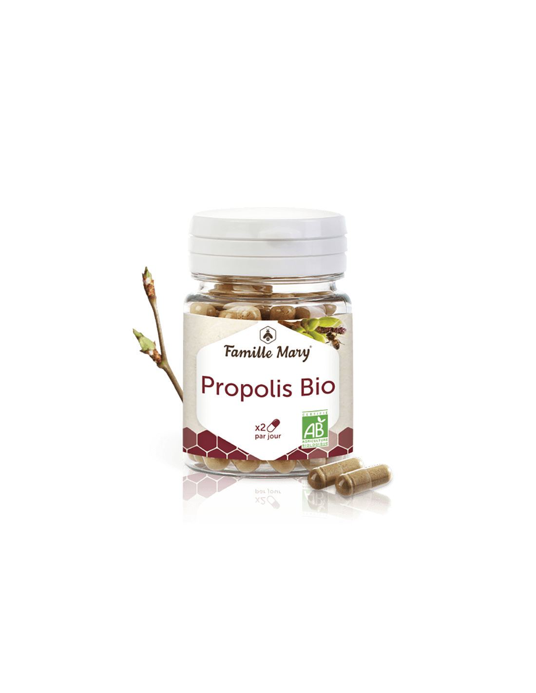 Propolis bio/ bio propolis, 50 kapsulov Famille Mary