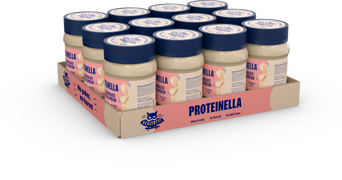 Proteinella biela čokoláda 400 g - tekutá biela čokoláda bez pridaného cukru a bez palmového oleja