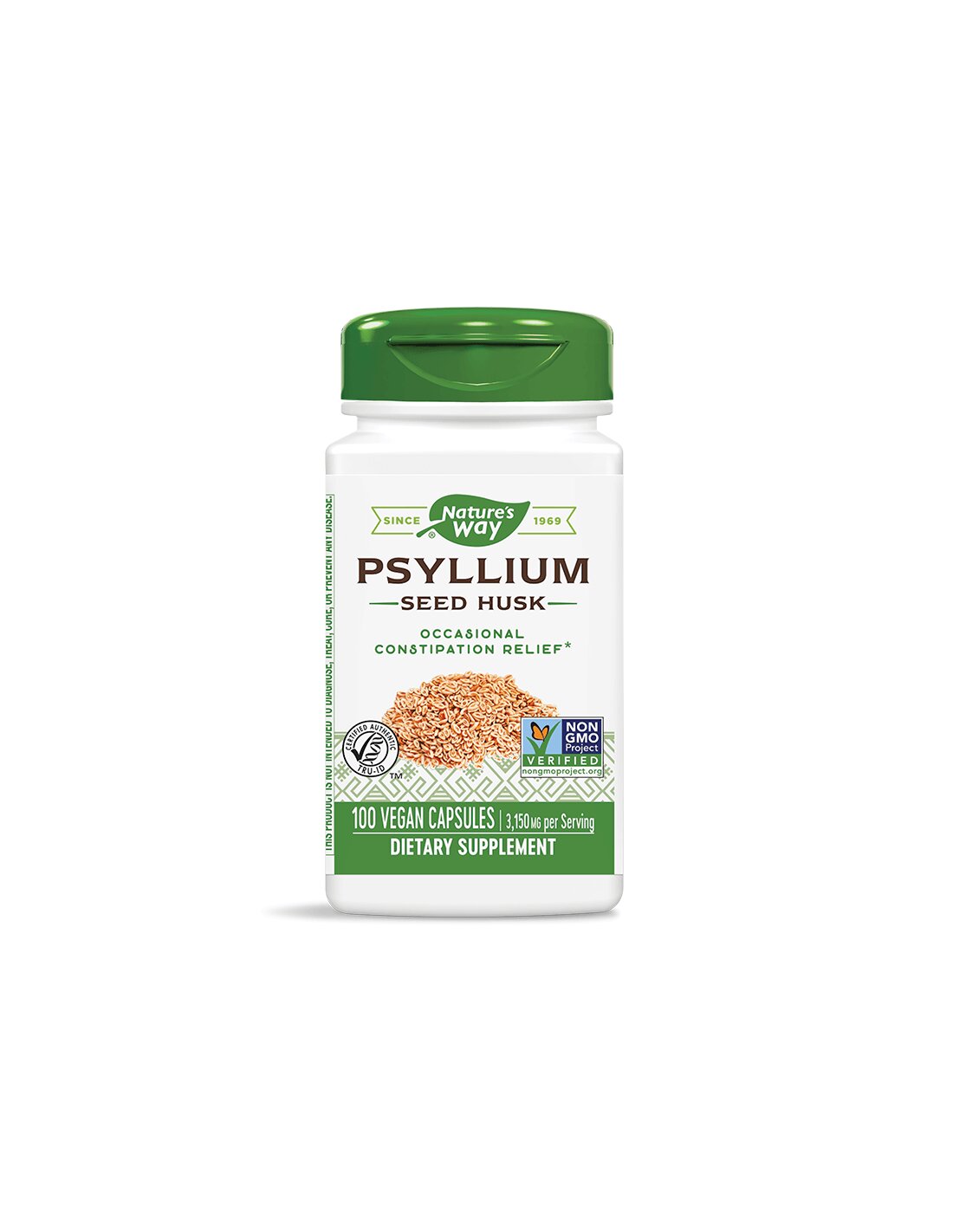 Psyllium semeno šupka 525 mg x 100 kapsuly príroda