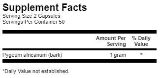 Pygeum 500 mg - 100 kapsúl