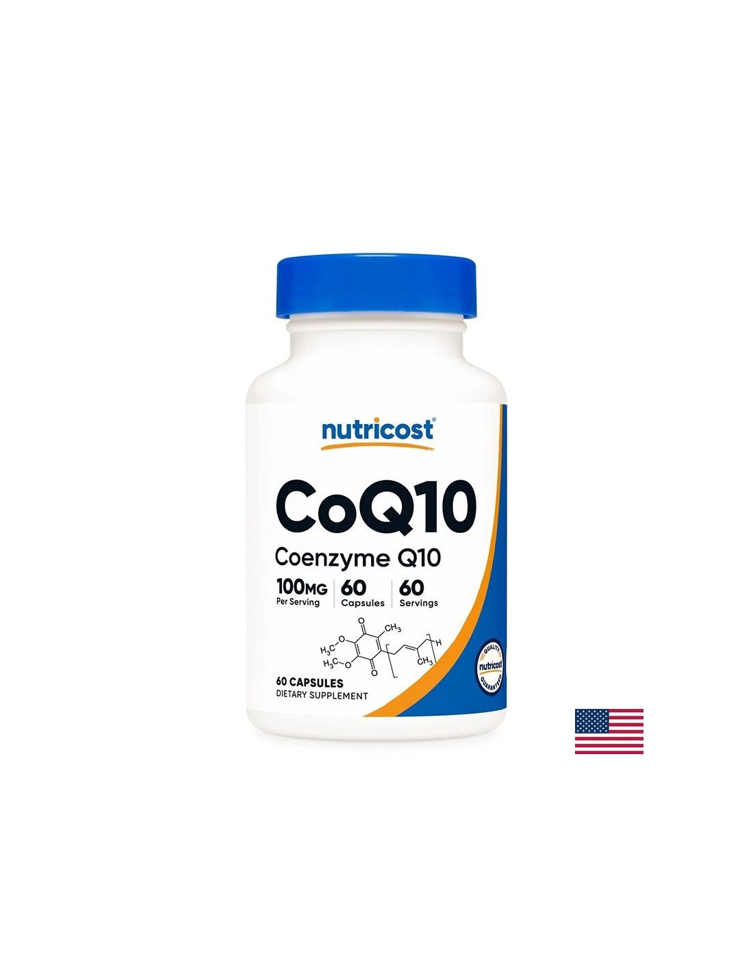 Silný antioxidant pre zdravé kapsuly srdca - koenzým Q10, 100 mg x 60
