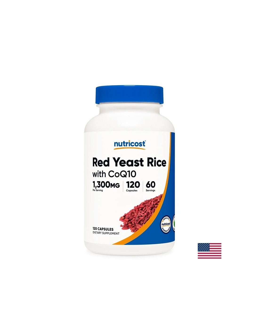 Pre vysoké cholesterol - červená ryža (kvasinky) + koenzým Q10, 60 kapsúl