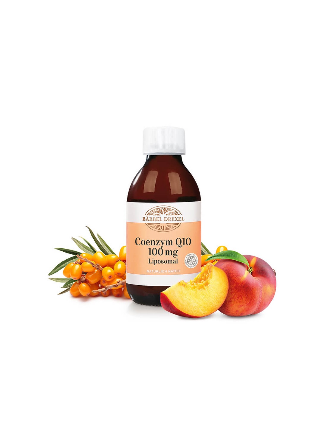Coenzým Q10 s vysokou absorpciou - pre zdravé srdce, 150 ml (broskyňová príchuť)