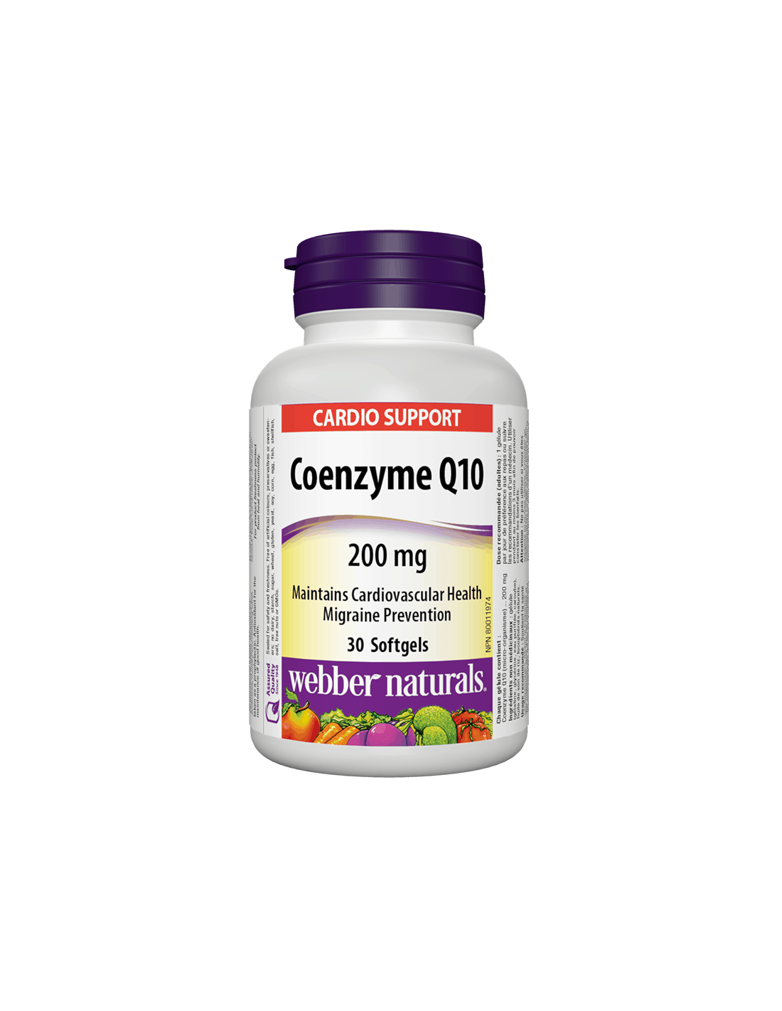 Zdravie a energia srdca - Coenzým Q10, 200 mg x 30 Softgel kapsuly