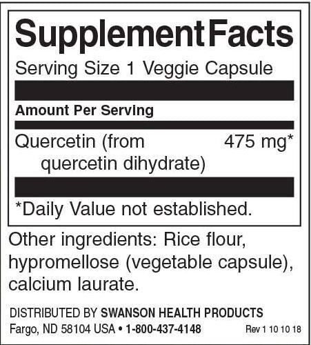 Quercetin 475 mg - 60 kapsúl