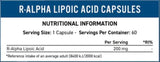 R-Ala 200 mg | Kyselina R -alfa lipoová - 60 kapsúl