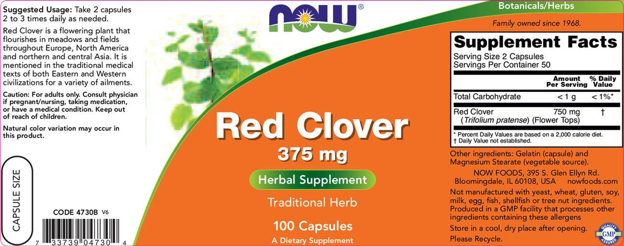 Červené ďatelina 375 mg - 100 kapsúl