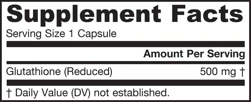 Znížený glutatión 500 mg - 60 kapsúl