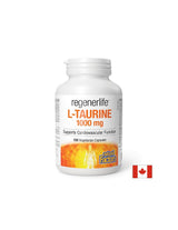 Funkcia svalov a srdca - RegenerLife ™ L -taurín, 1 000 mg x 120 kapsúl