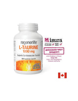 Funkcia svalov a srdca - RegenerLife ™ L -taurín, 1 000 mg x 120 kapsúl