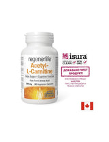 Acetyl-L-karnitín Regenerlife ™-Energia, koncentrácia a metabolická podpora, 90 kapsúl