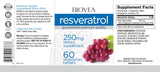 Resveratrol 250 mg / 60 kariet