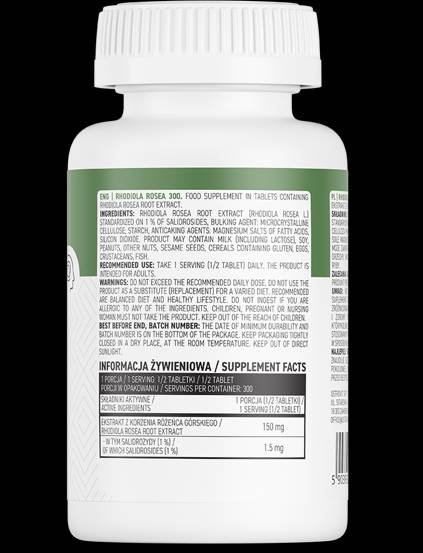 Rhodiola Rosea 300 mg 150 tabliet