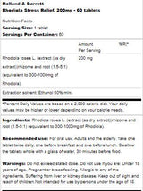 Rhodiola Stres Relief 200 mg - 60 tabliet