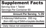 SAM -E 200 mg - 60 tabliet