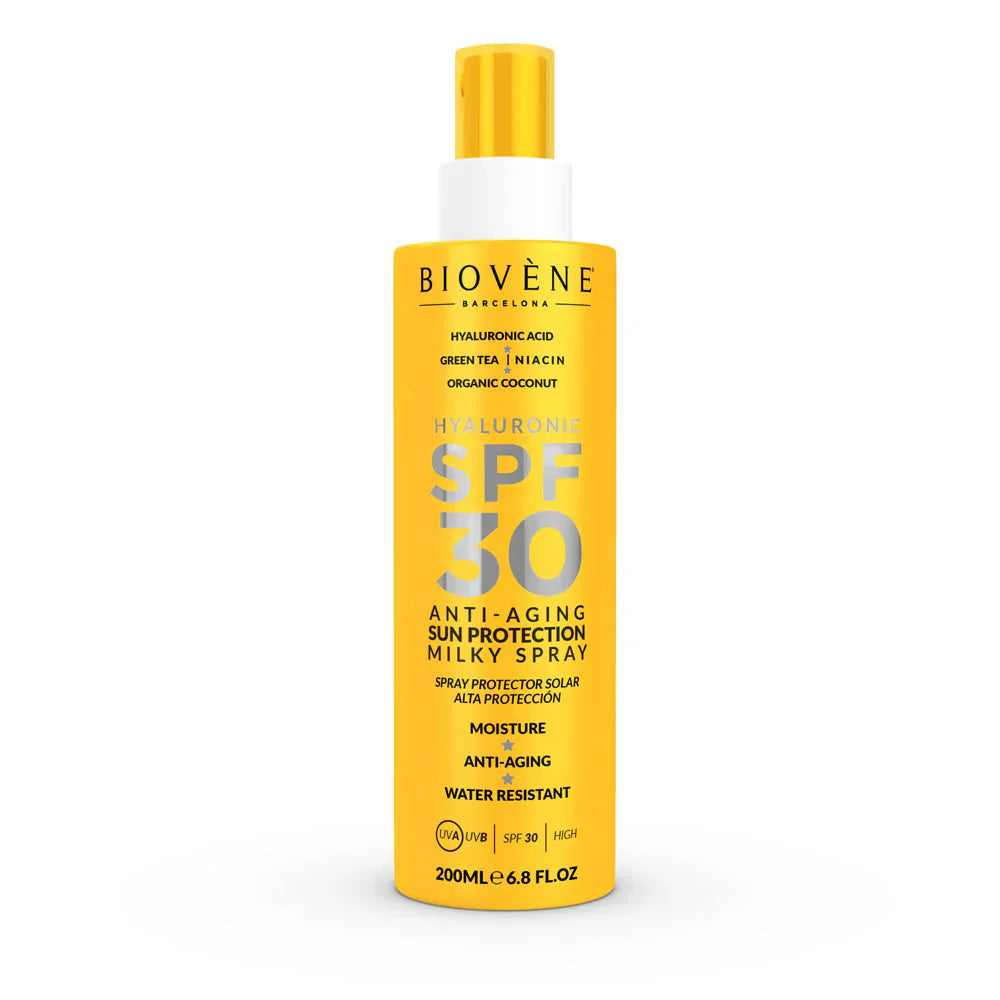 Opaľovací krém na tvár a telo SPF 30 s kyselinou hyalurónovou proti starnutiu - 200 ml
