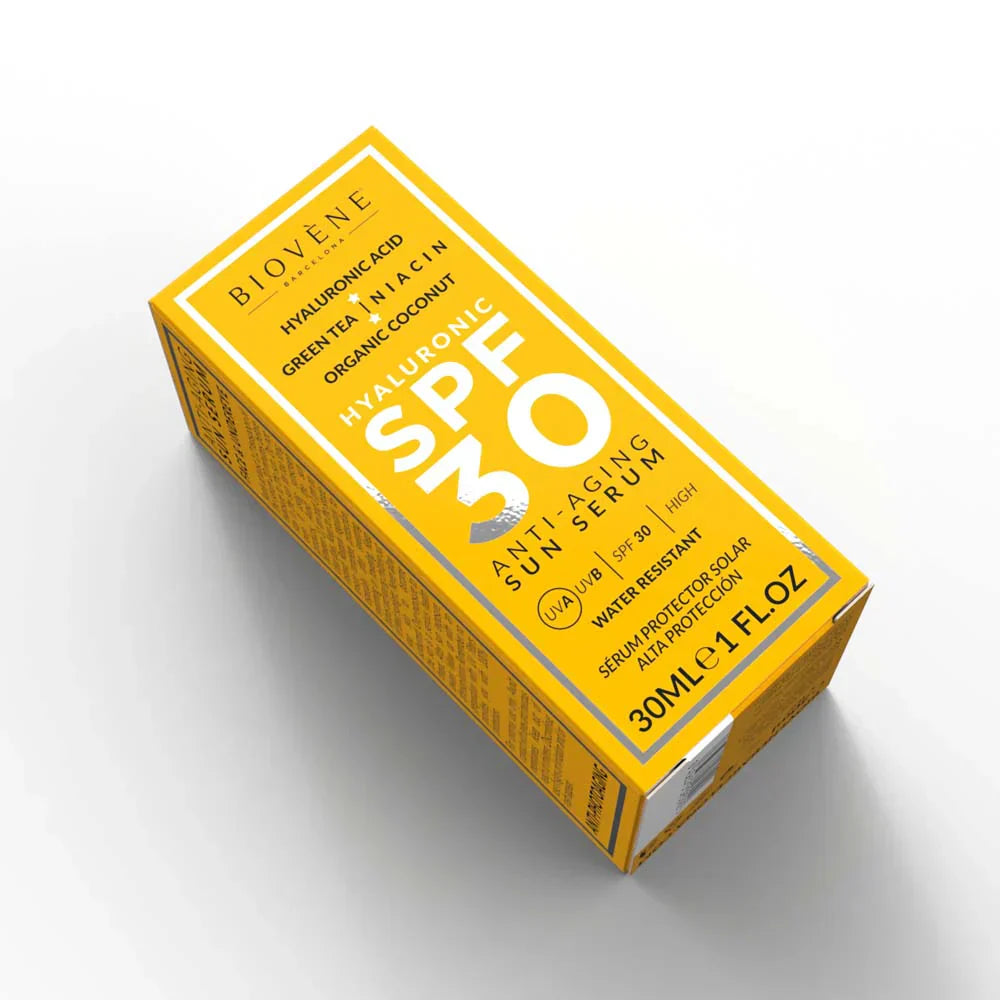Opaľovací krém proti starnutiu SPF 30 s kyselinou hyalurónovou - 30 ml