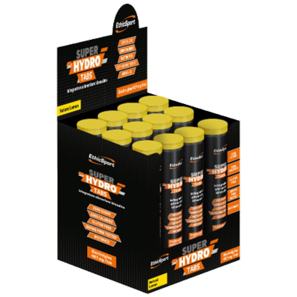 Super Hydro Tabs Izotonické šumivé karty - 12 x 20 rozpustné tablety