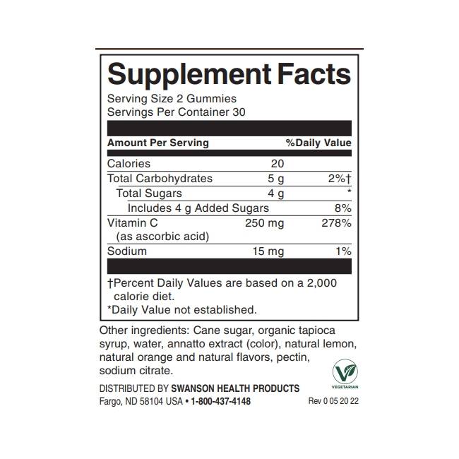 Vitamín C Gummies - 60 Gummies