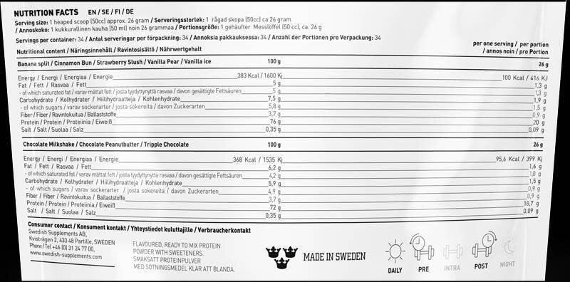 <tc>Swedish Supplements</tc> Lifestyle srvátka [900 gramov, 34 dávok]