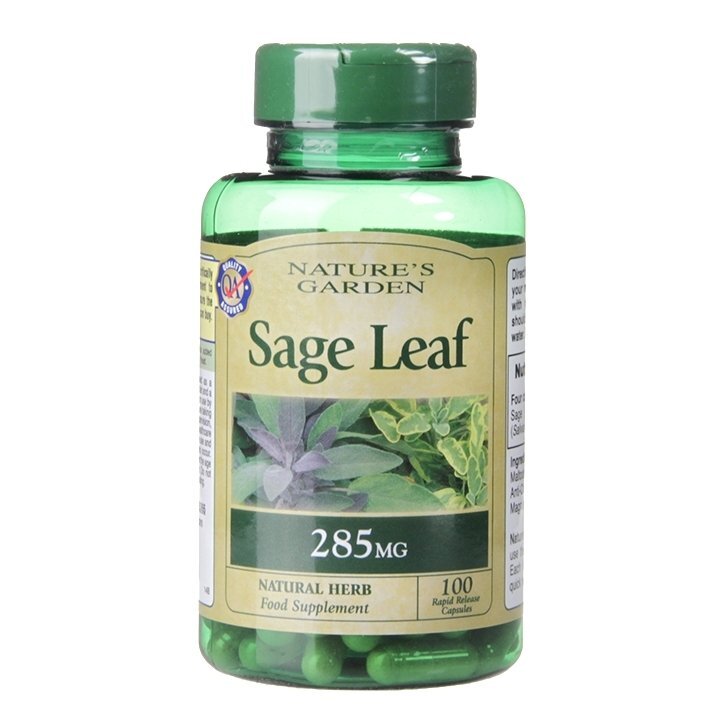 Salvia (Sage Leaf) (Sage) 285 mg 100 kapsúl Holland & Barrett