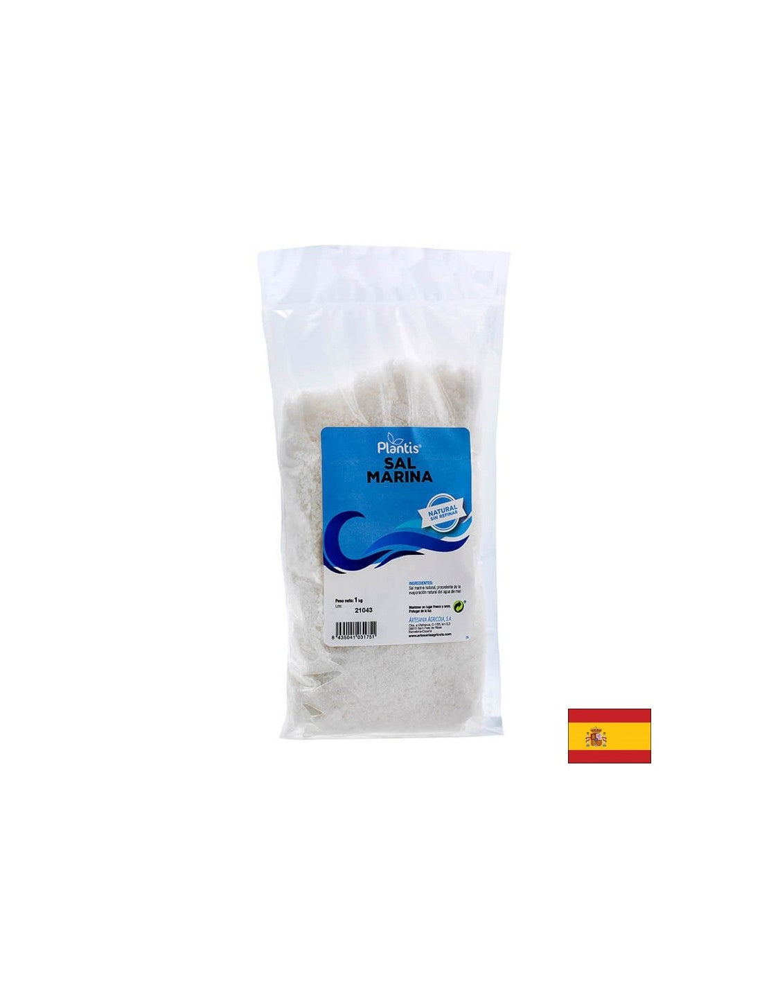 Prírodná morská soľ - Sal Marina Plantis®, 1 kg