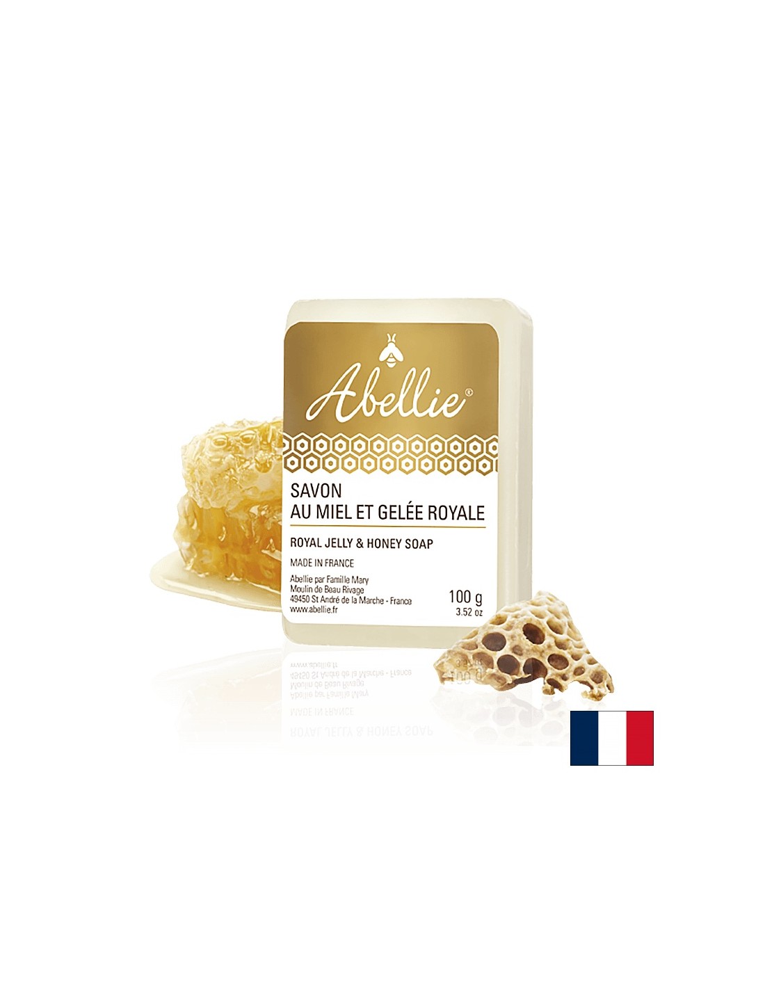 Mydlo s medom a kráľovskou želé - Savon Au Miel et Gelée Royale, 100 g