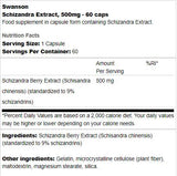 Schizandra extrakt 500 mg 60 kapsúl
