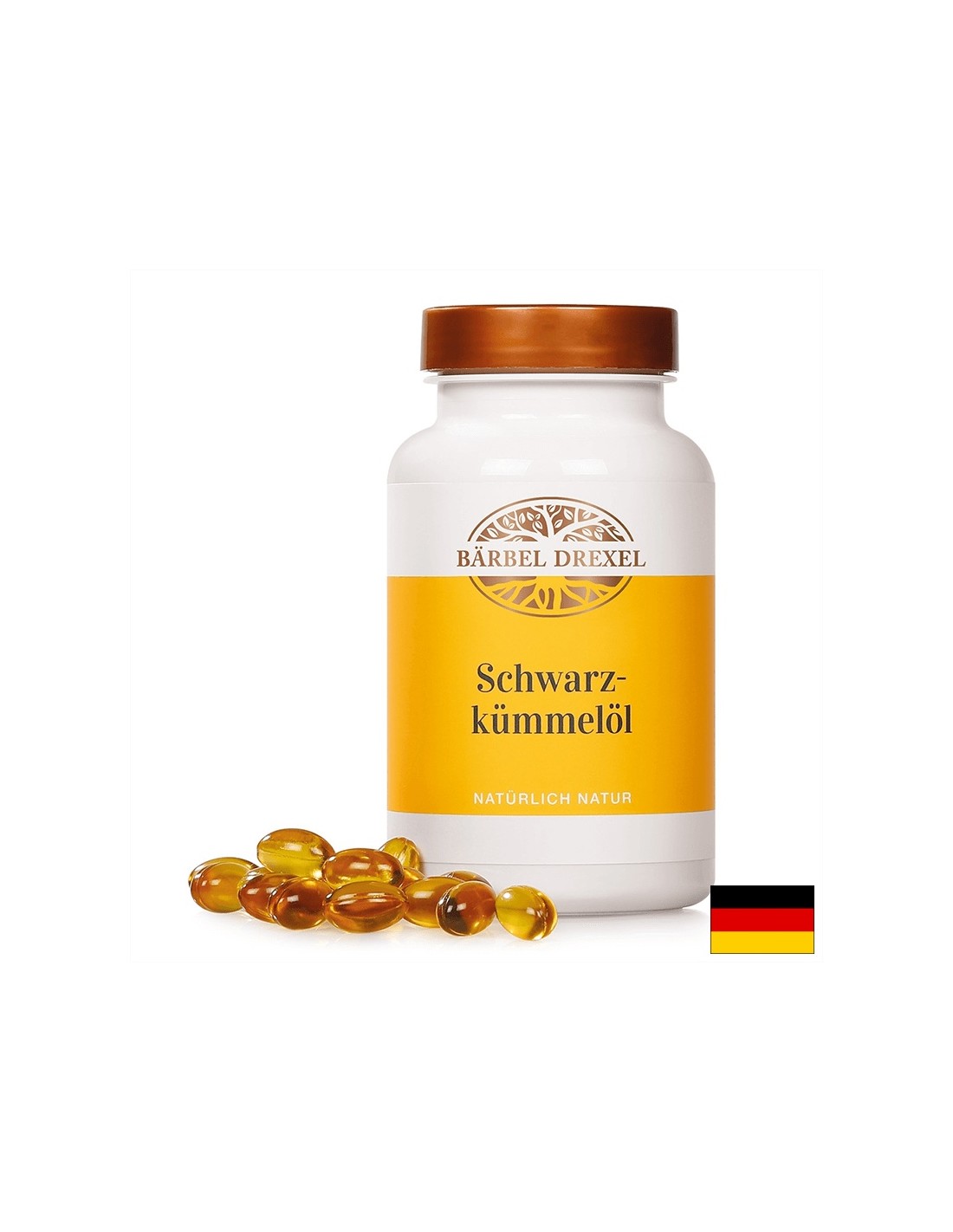Schwarzkümmelöl/ Čierna rasca /olej/, 190 kapsúl <tc>Bärbel Drexel</tc>