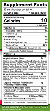 Osvedčené greeny a červené / vysoké výživné superfood - 360 gramov