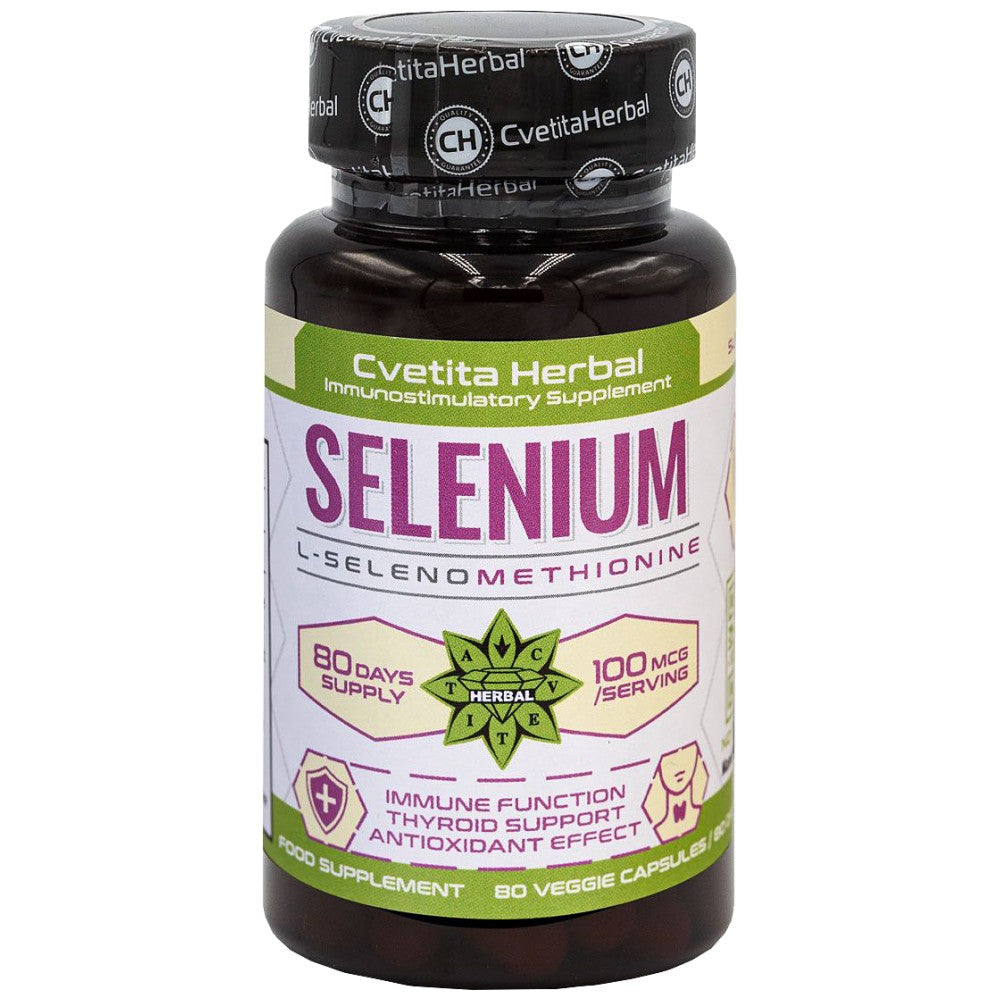 Kapsuly selénu 100 mcg 80