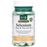 Selenium 100 mcg + zink & Vits A, C&E - 120 tabliet